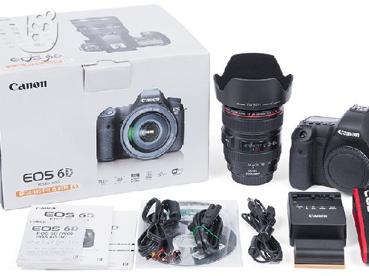 PoulaTo: Canon EOS 6D 20.2 MP SLR - EF 24-105mm IS Lens